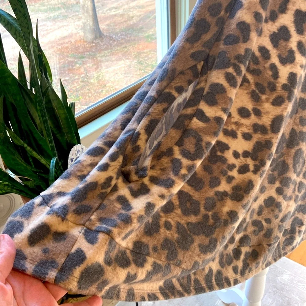 Dress Up animal print poncho! Size large!! - Picture 7 of 10